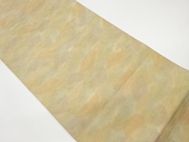 リサイクル　砂子綴れ抽象模様織出しぼかし全通袋帯